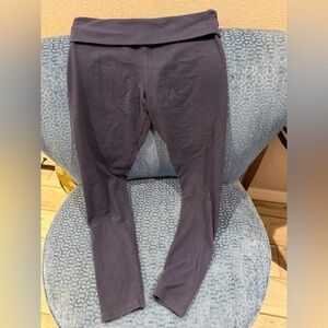 PINK Victoria's Secret blue Fold-Over Waist Leggings